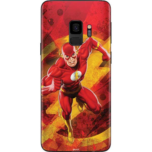 DC Comics The Flash Action Pose Galaxy S9 Skin